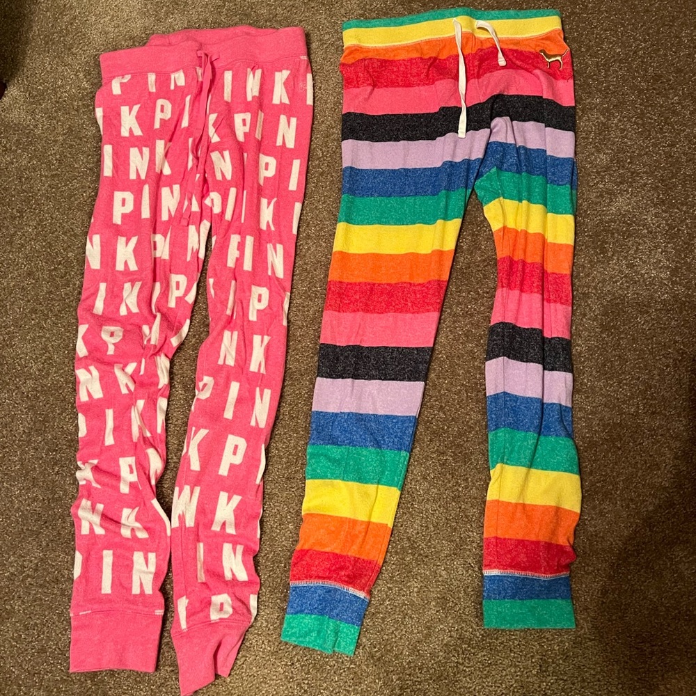Pink Victoria’s Secret sleep pants